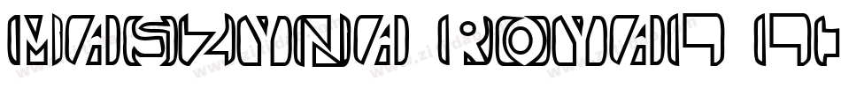 Maszyna Royal Light字体转换